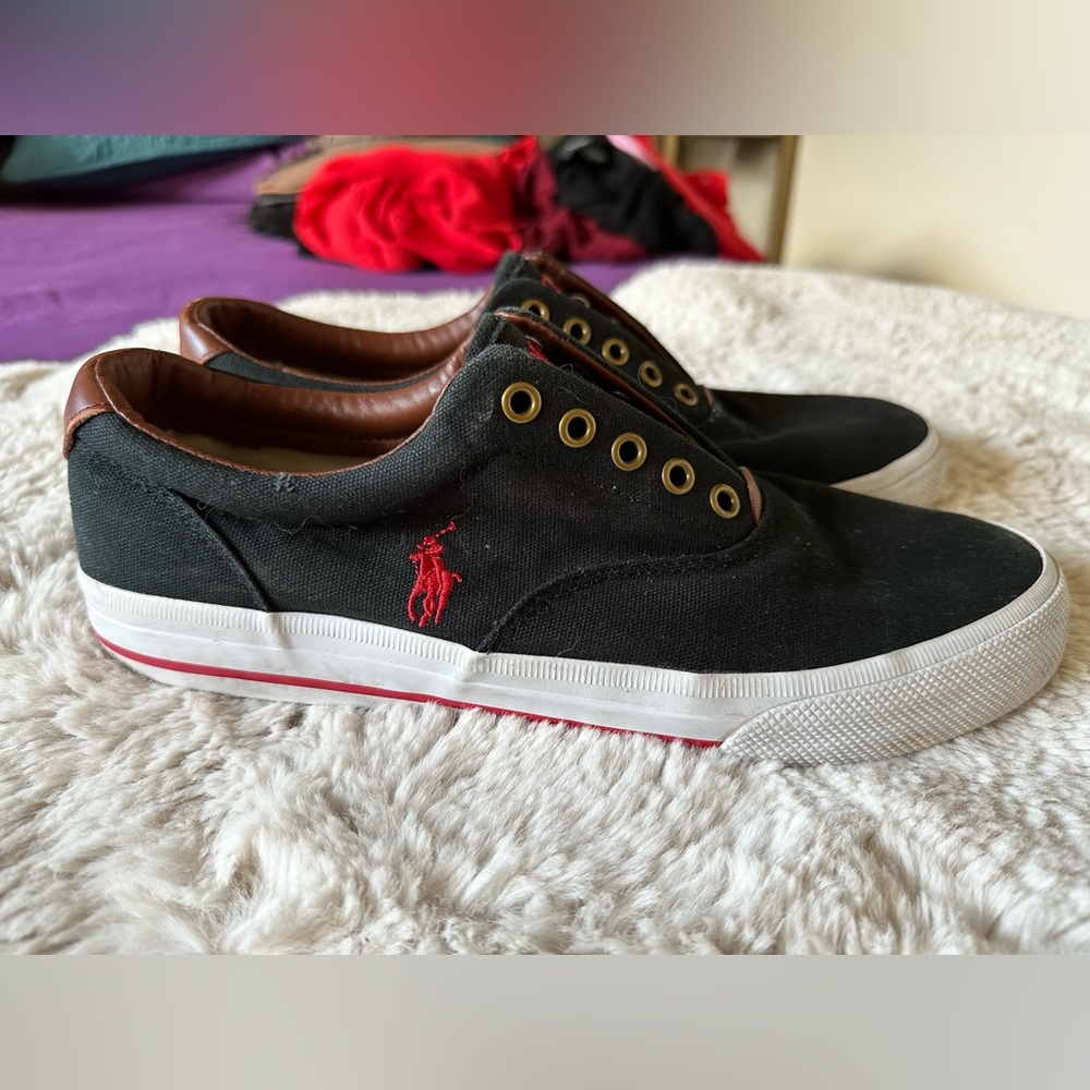 Men’s Polo Ralph Lauren slip on shoes. Size 10.5